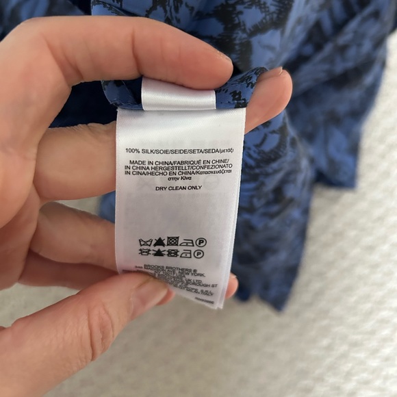 Brooks brothers 100% silk size 0 midi pleated dress - Picture 7 of 8